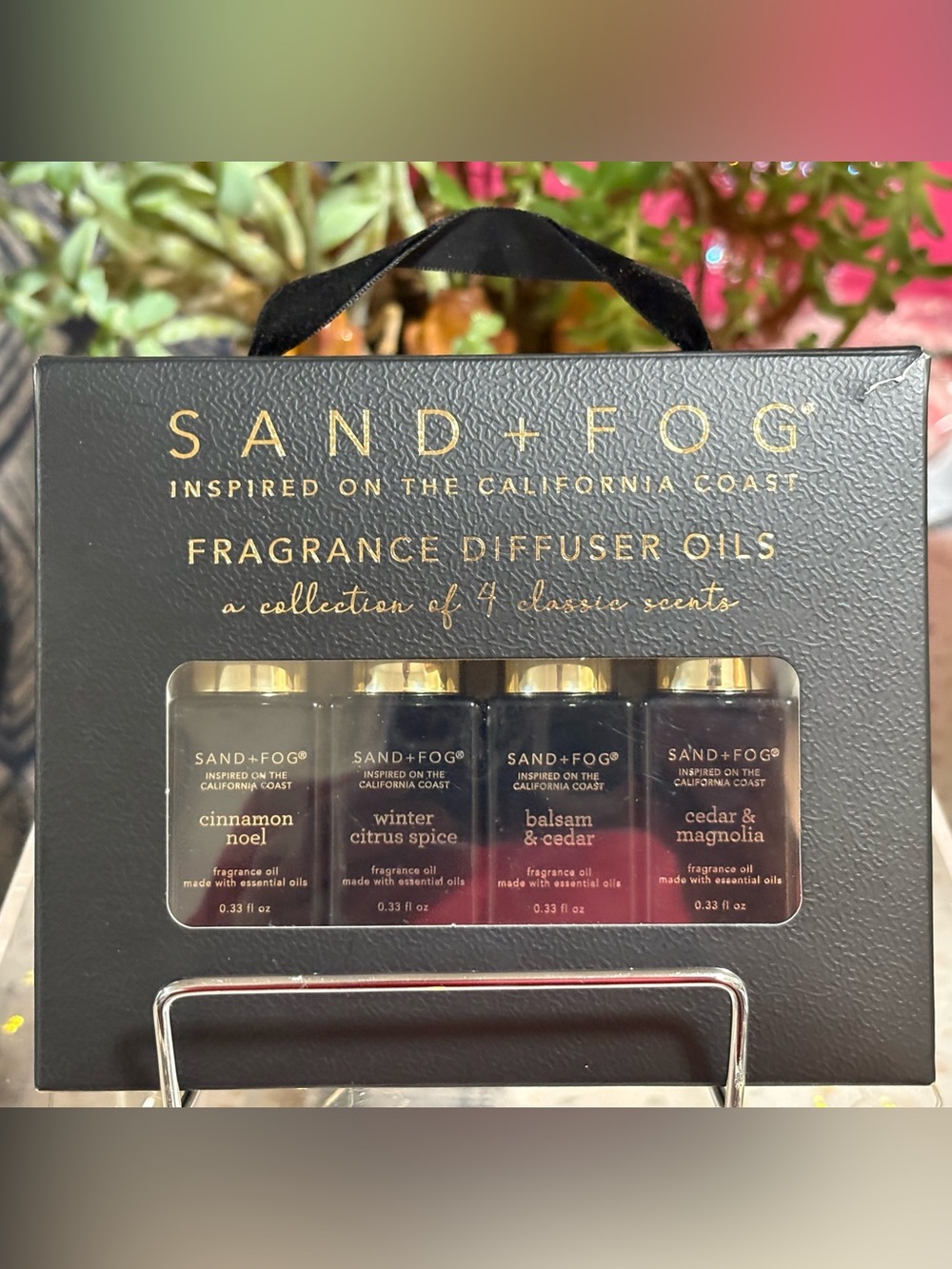 Sand + Fog Fragrance Diffuser Oils 
Inspired on the California Coast, 4 Scents